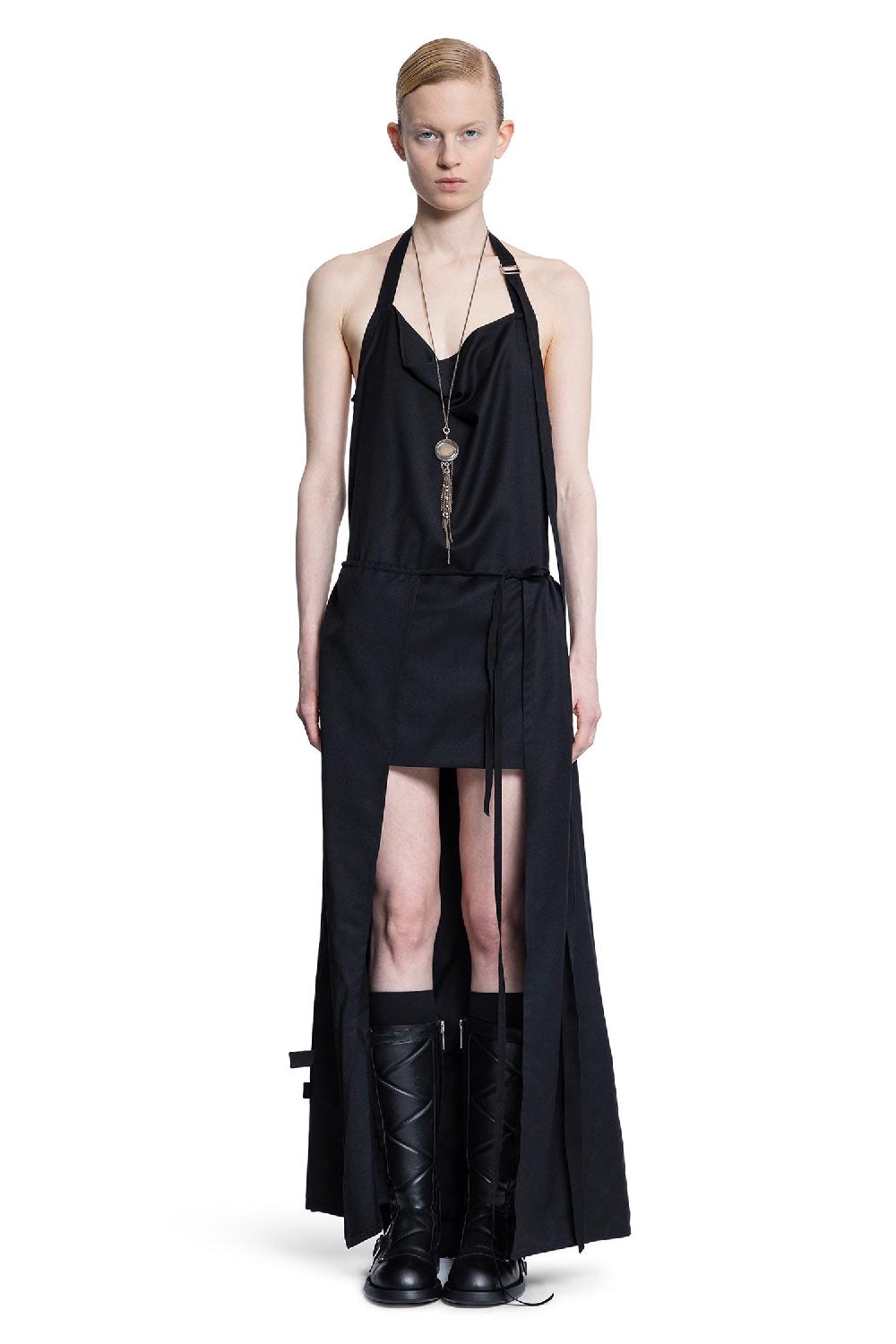 Antonioli ANN DEMEULEMEESTER WOMAN BLACK DRESSES