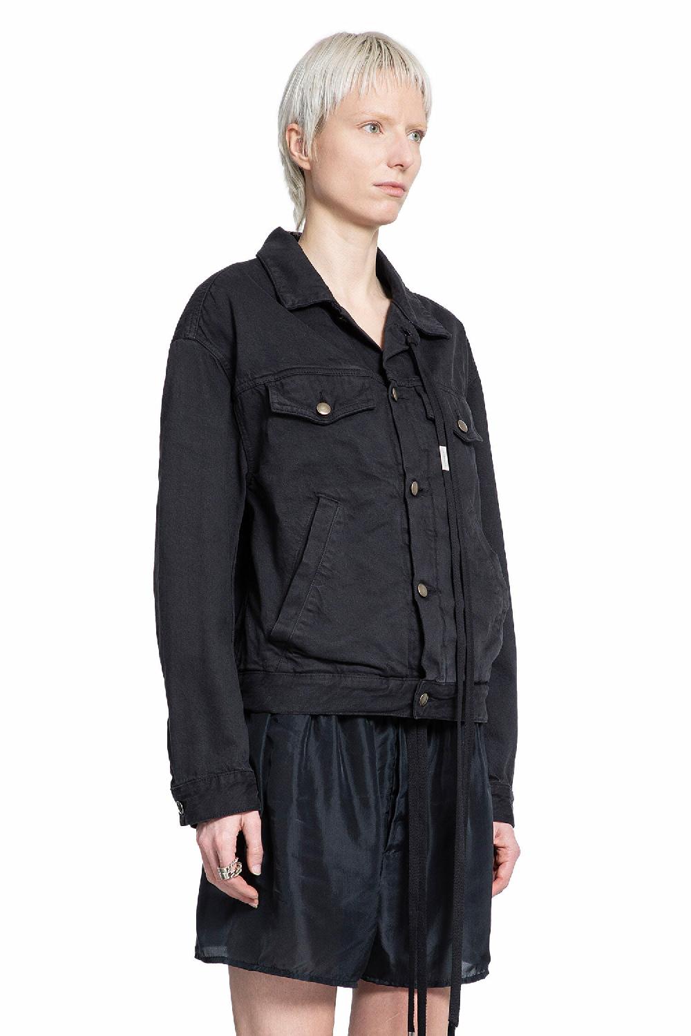 Antonioli ANN DEMEULEMEESTER WOMAN BLACK JACKETS