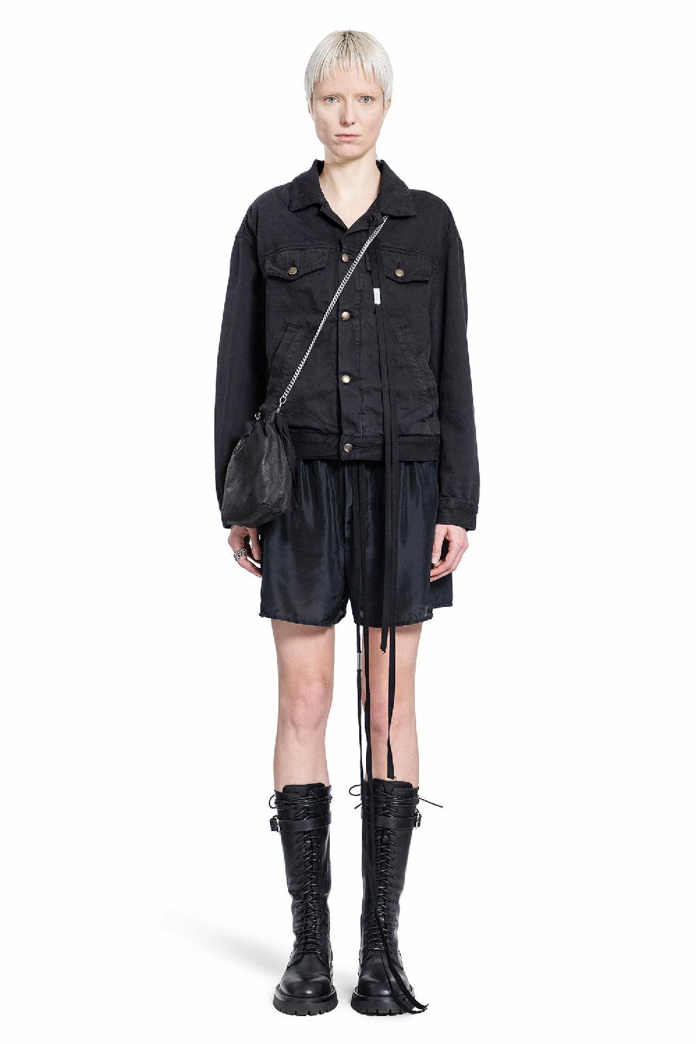 Antonioli ANN DEMEULEMEESTER WOMAN BLACK JACKETS