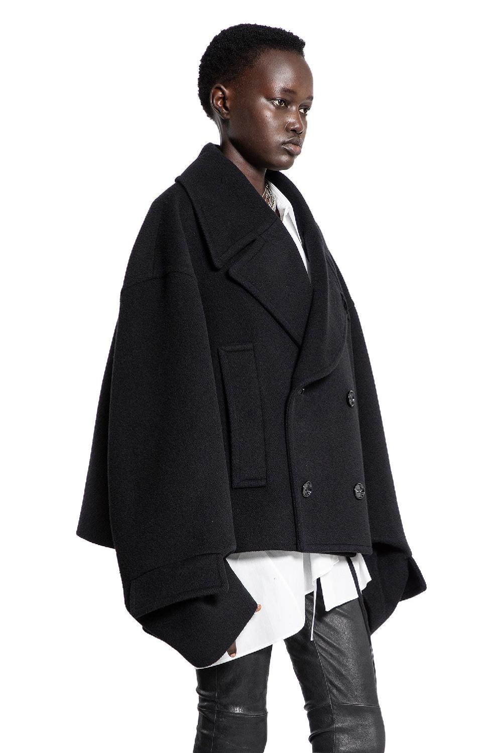 Antonioli ANN DEMEULEMEESTER WOMAN BLACK JACKETS