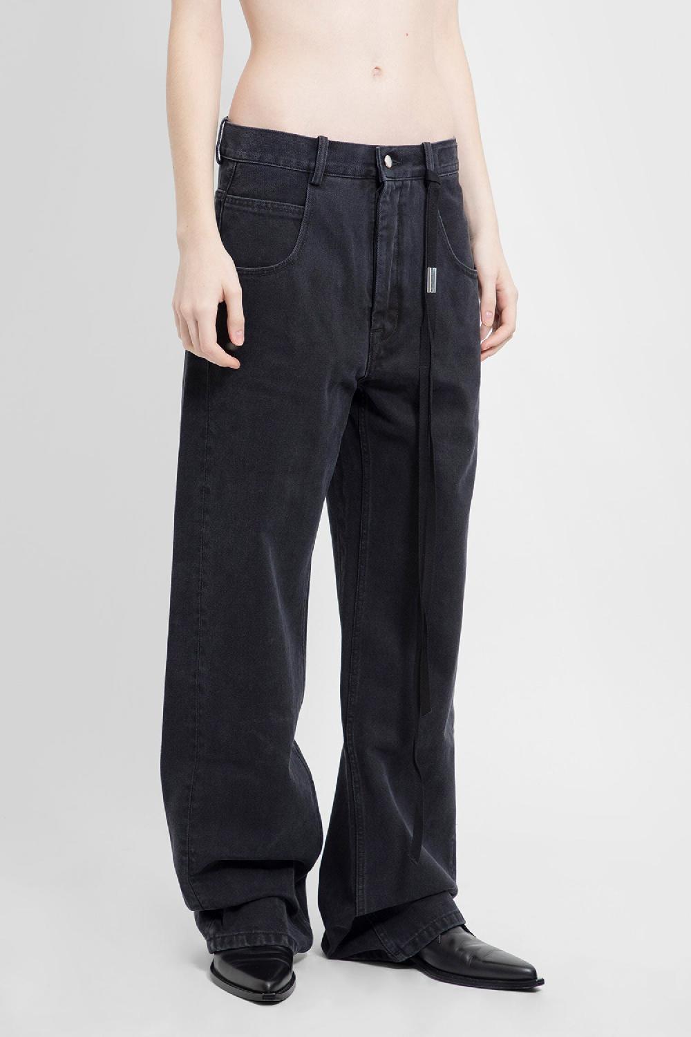 Antonioli ANN DEMEULEMEESTER WOMAN BLACK JEANS