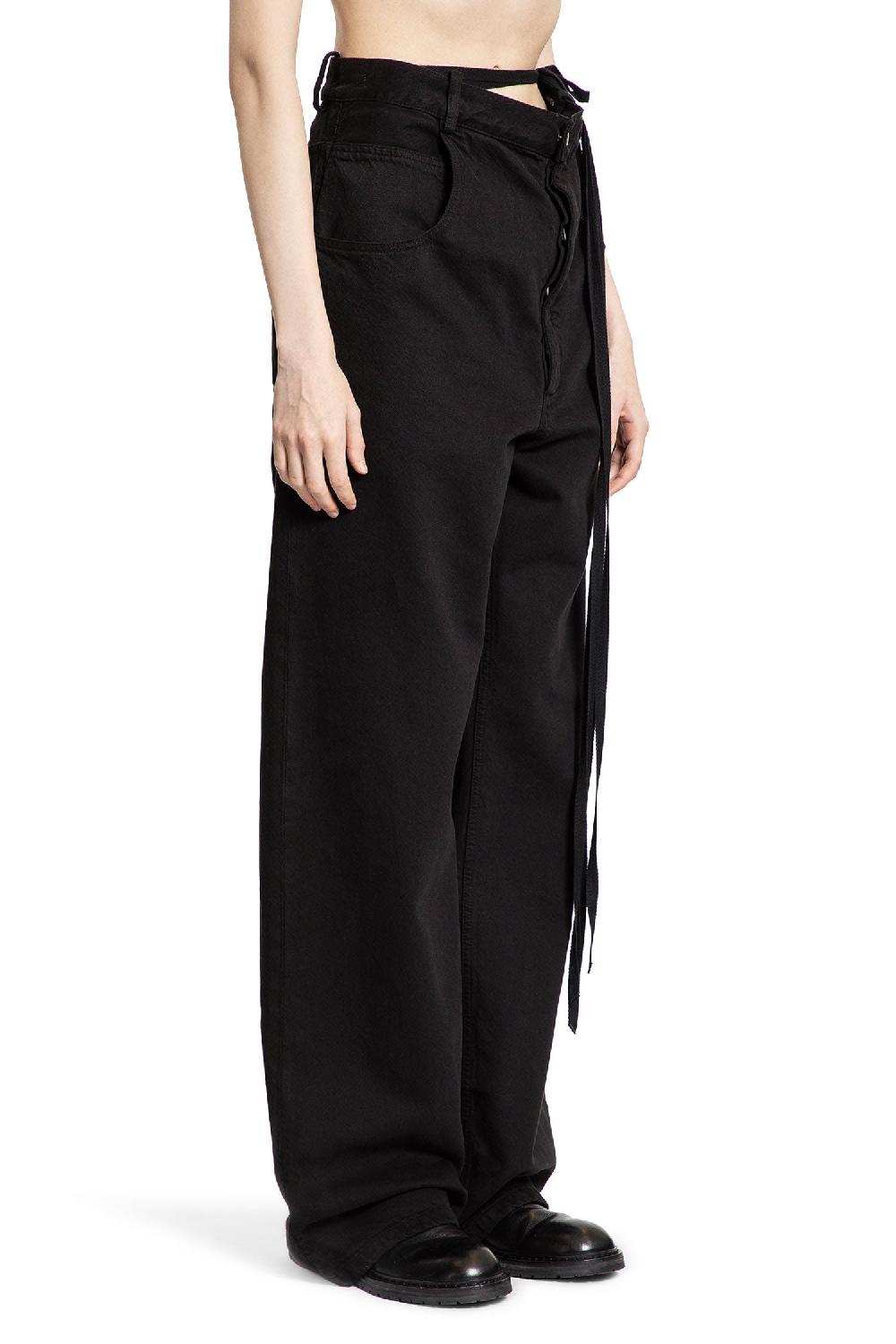 Antonioli ANN DEMEULEMEESTER WOMAN BLACK JEANS