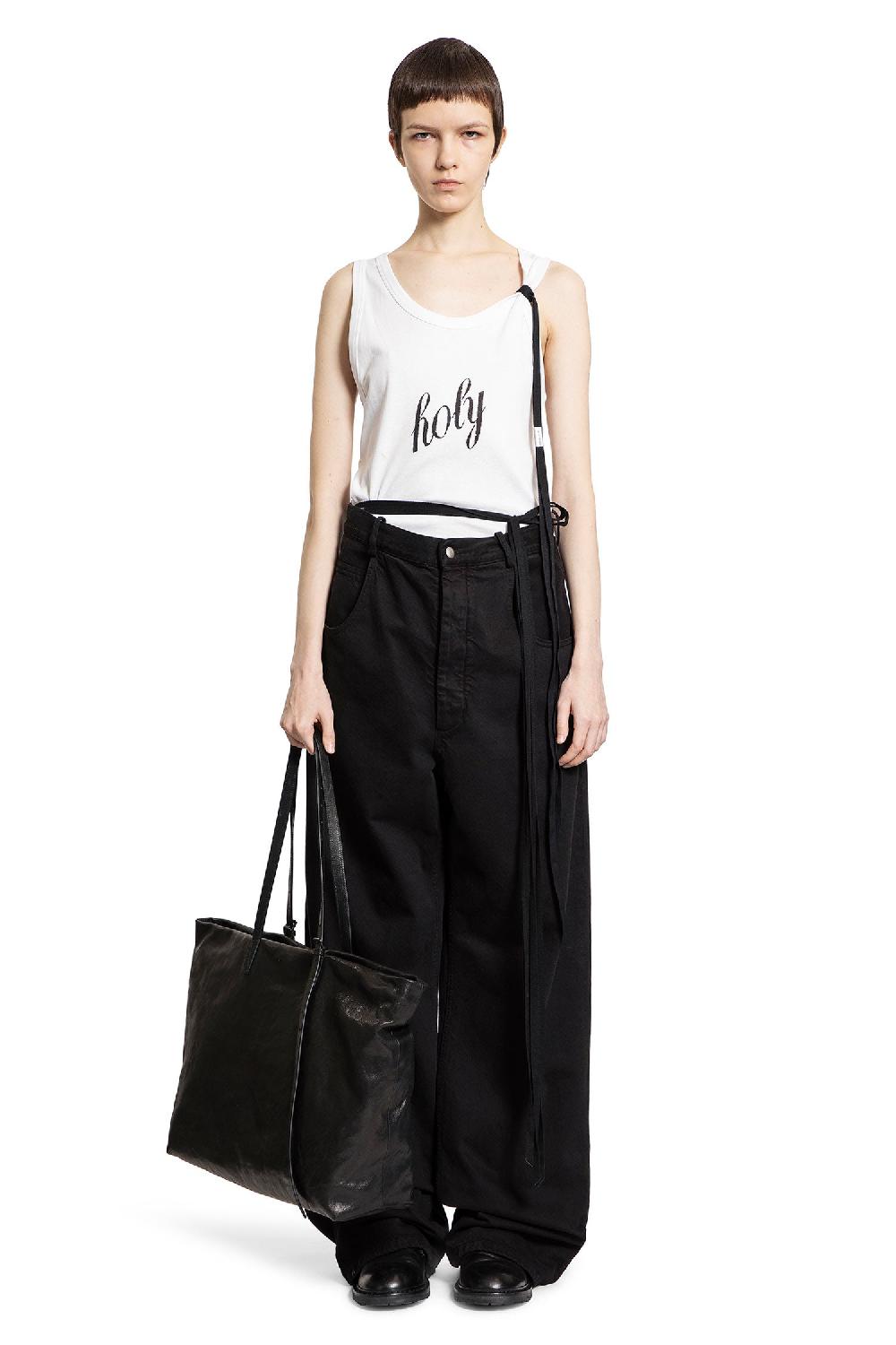Antonioli ANN DEMEULEMEESTER WOMAN BLACK JEANS