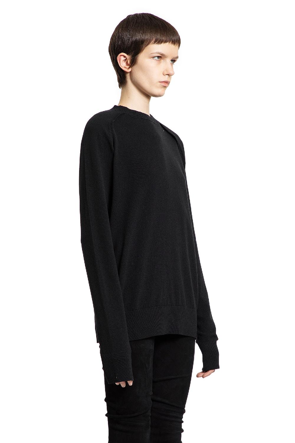 Antonioli ANN DEMEULEMEESTER WOMAN BLACK KNITWEAR