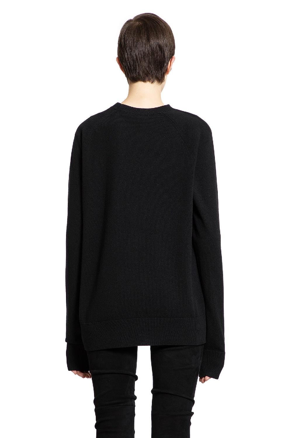 Antonioli ANN DEMEULEMEESTER WOMAN BLACK KNITWEAR