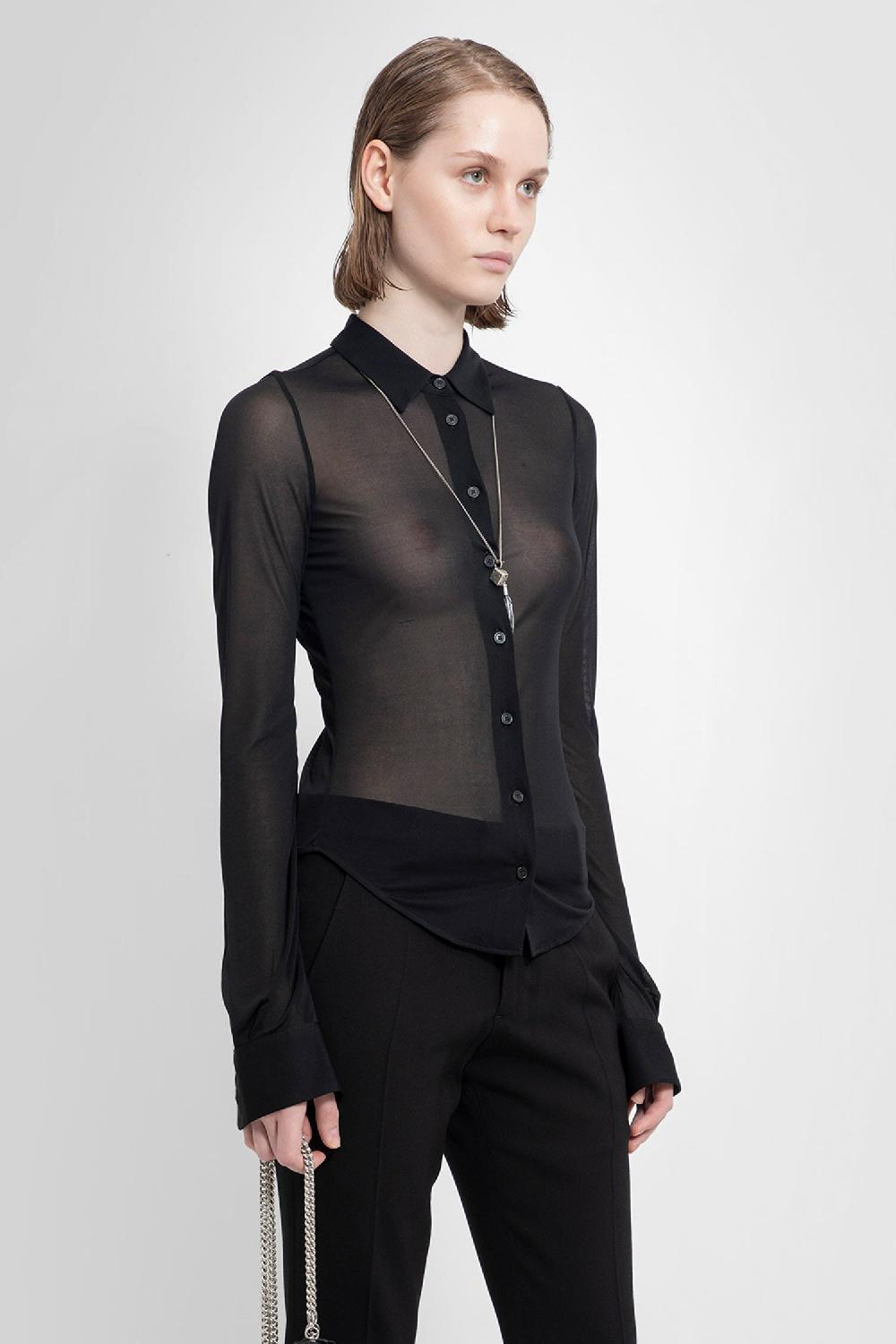 Antonioli ANN DEMEULEMEESTER WOMAN BLACK SHIRTS