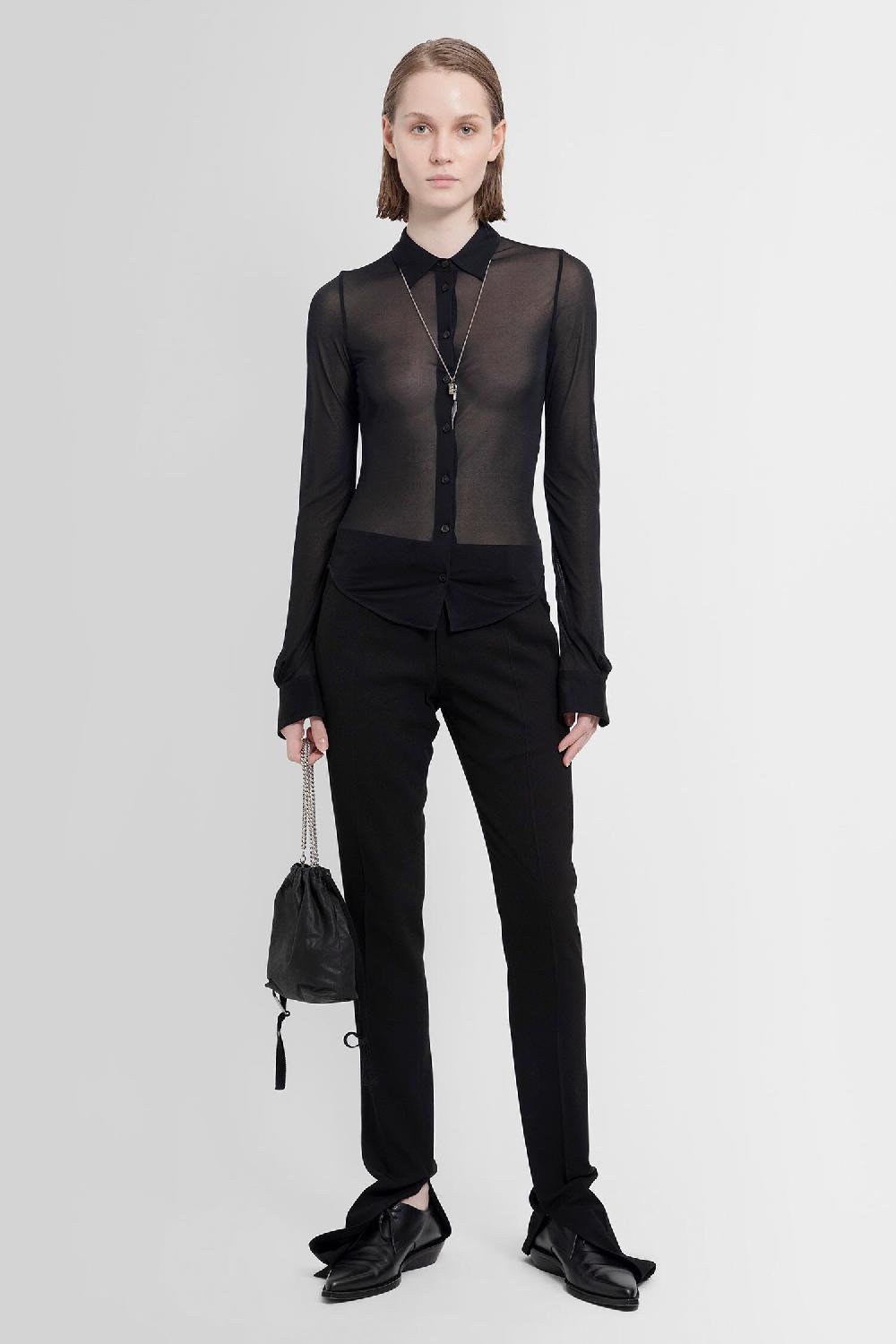Antonioli ANN DEMEULEMEESTER WOMAN BLACK SHIRTS