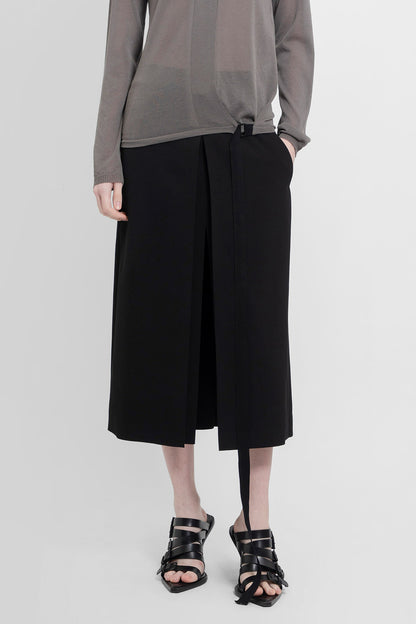 Antonioli ANN DEMEULEMEESTER WOMAN BLACK SKIRTS