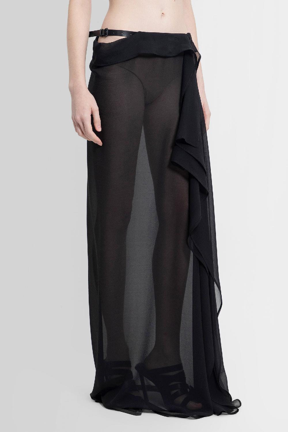 Antonioli ANN DEMEULEMEESTER WOMAN BLACK SKIRTS