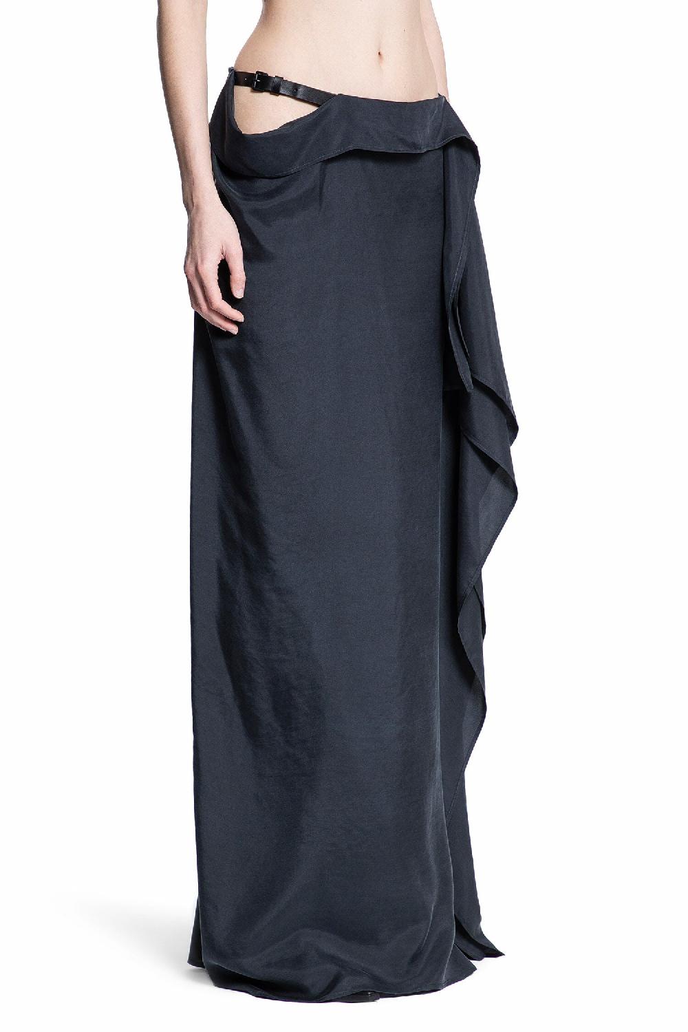 Antonioli ANN DEMEULEMEESTER WOMAN BLACK SKIRTS