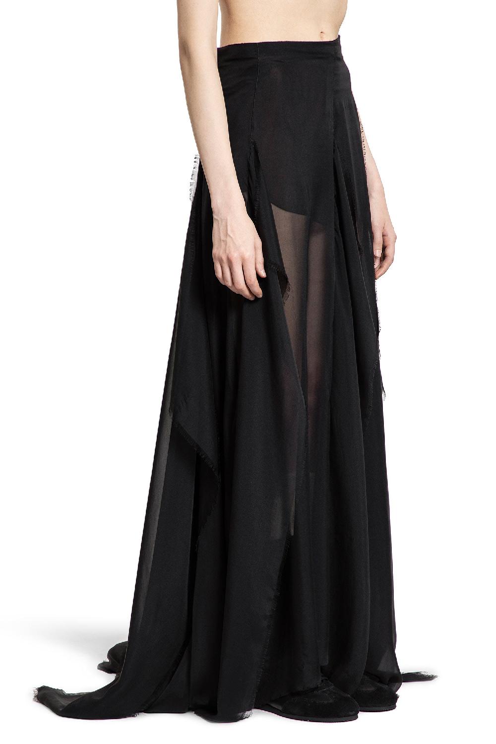 Antonioli ANN DEMEULEMEESTER WOMAN BLACK SKIRTS