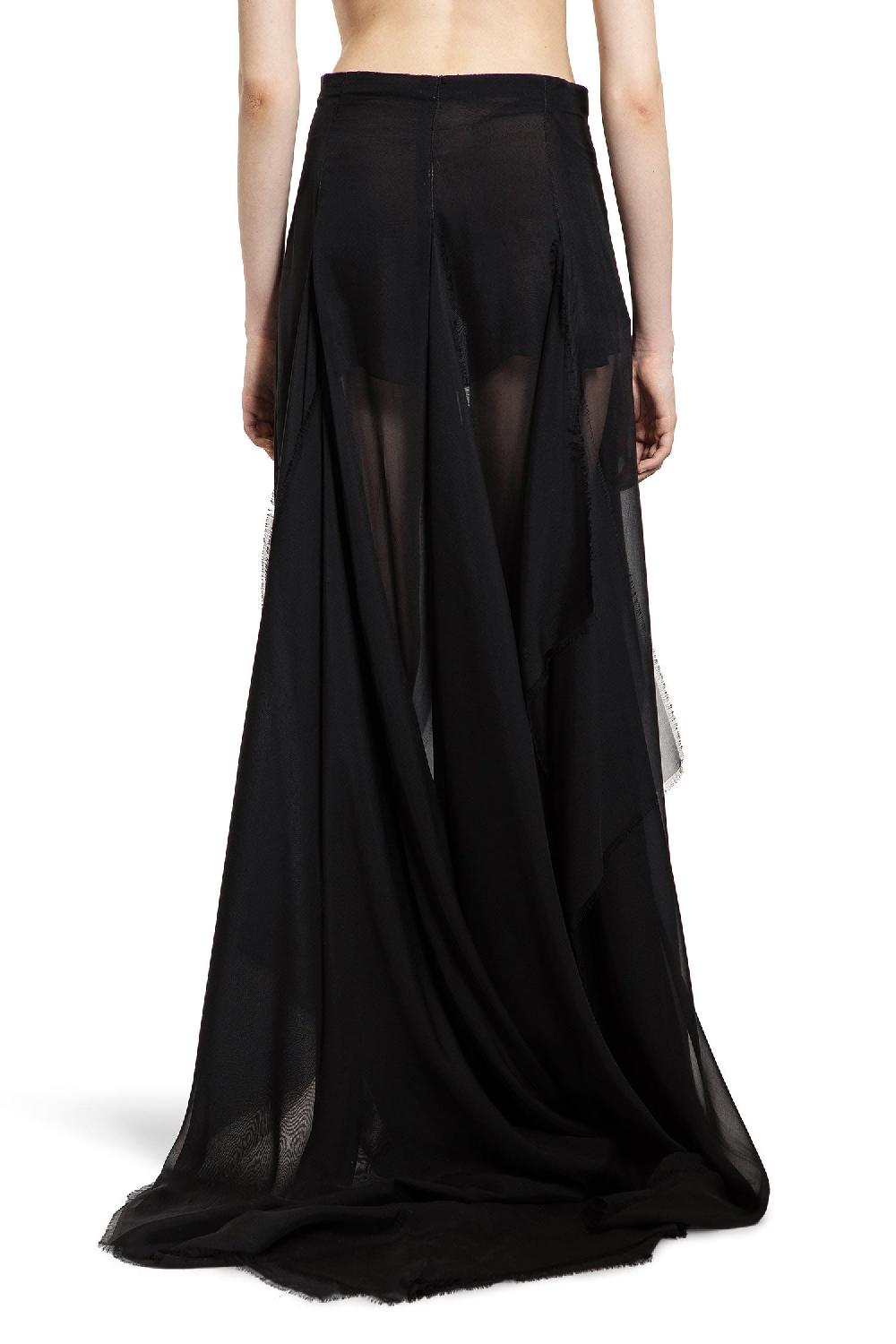 Antonioli ANN DEMEULEMEESTER WOMAN BLACK SKIRTS