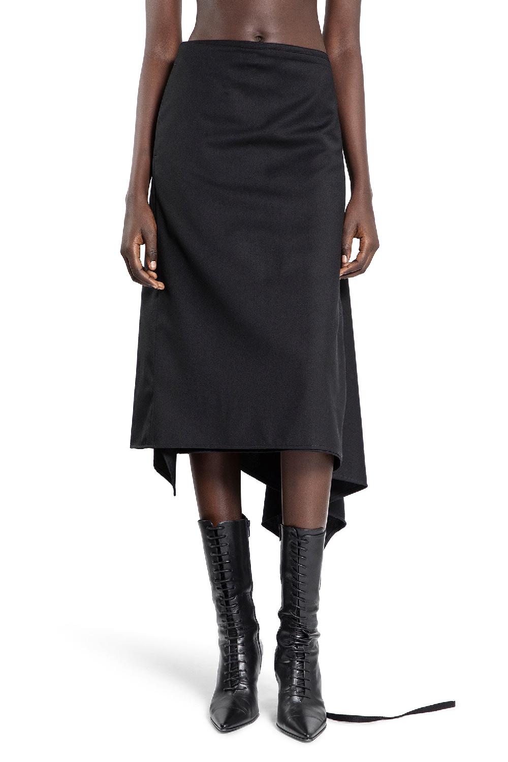 Antonioli ANN DEMEULEMEESTER WOMAN BLACK SKIRTS