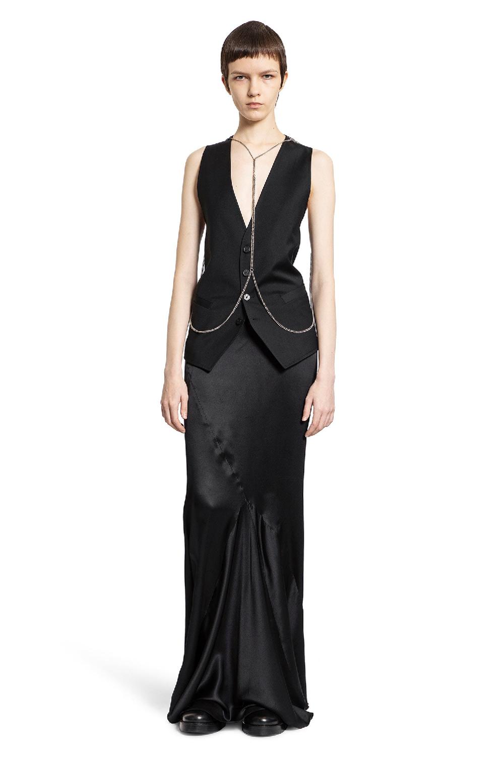 Antonioli ANN DEMEULEMEESTER WOMAN BLACK SKIRTS