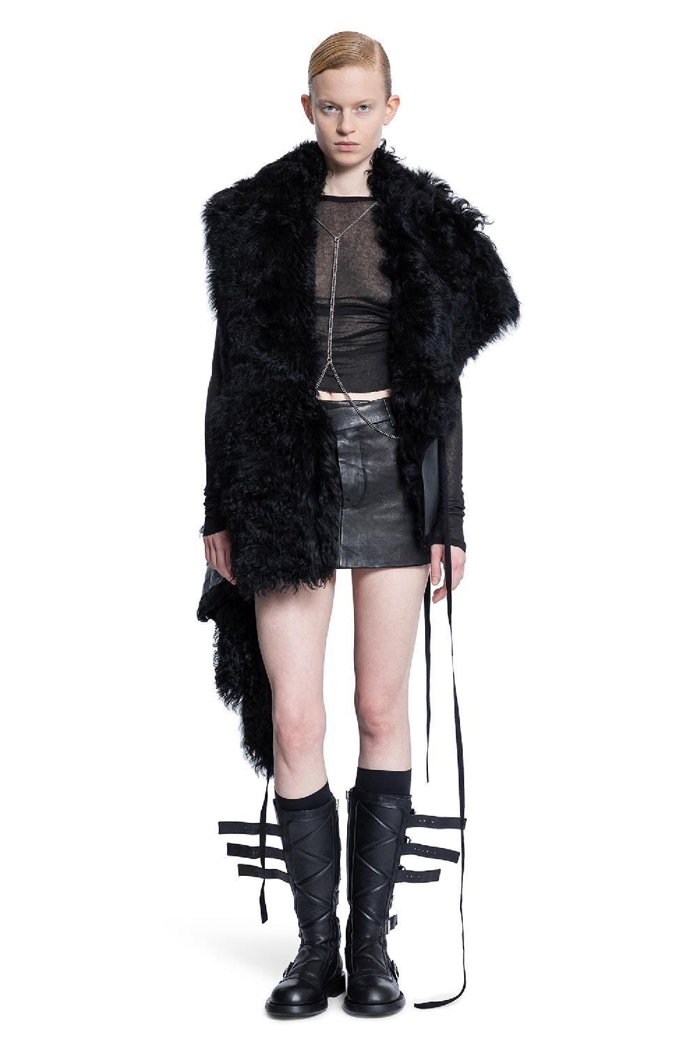 Antonioli ANN DEMEULEMEESTER WOMAN BLACK SKIRTS