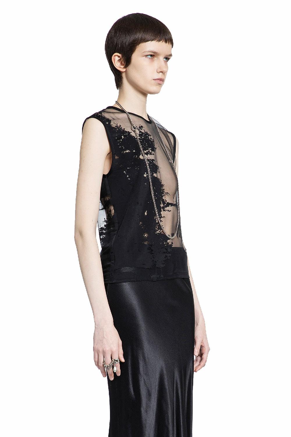Antonioli ANN DEMEULEMEESTER WOMAN BLACK TOPS