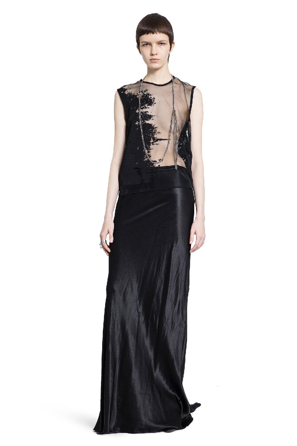 Antonioli ANN DEMEULEMEESTER WOMAN BLACK TOPS