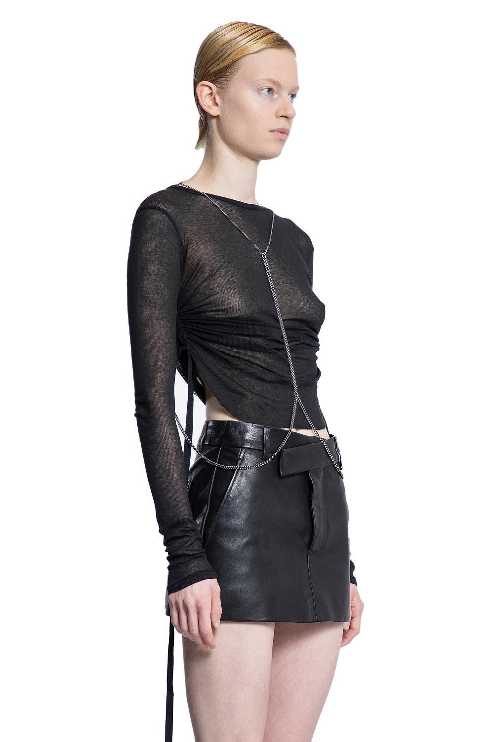 Antonioli ANN DEMEULEMEESTER WOMAN BLACK TOPS