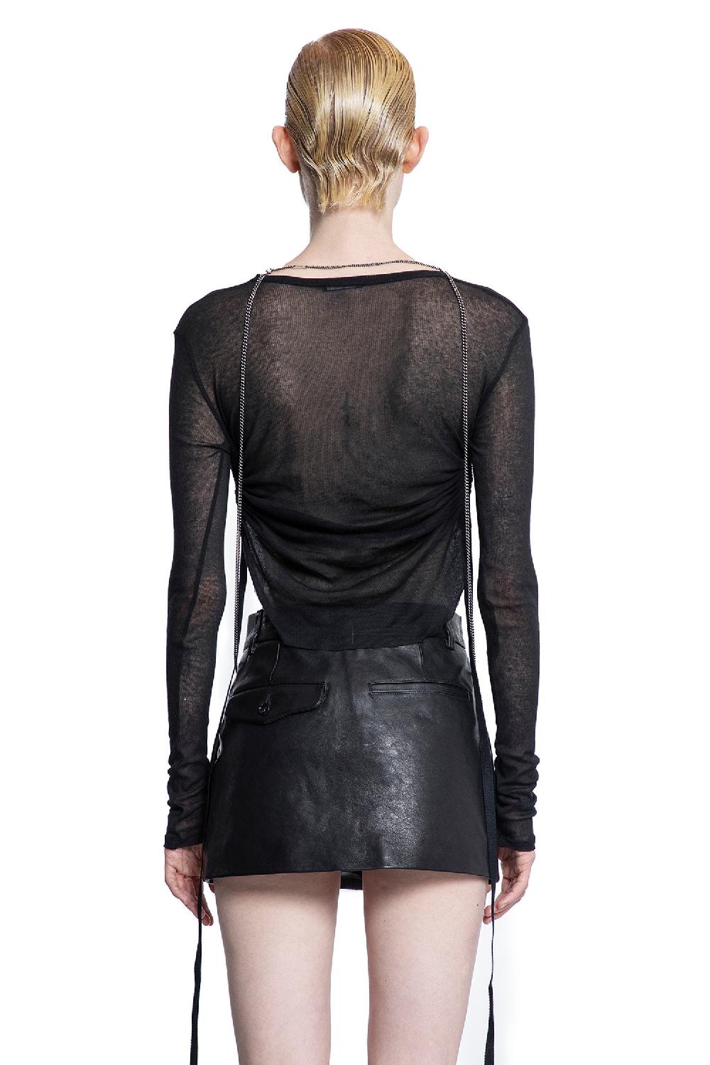 Antonioli ANN DEMEULEMEESTER WOMAN BLACK TOPS