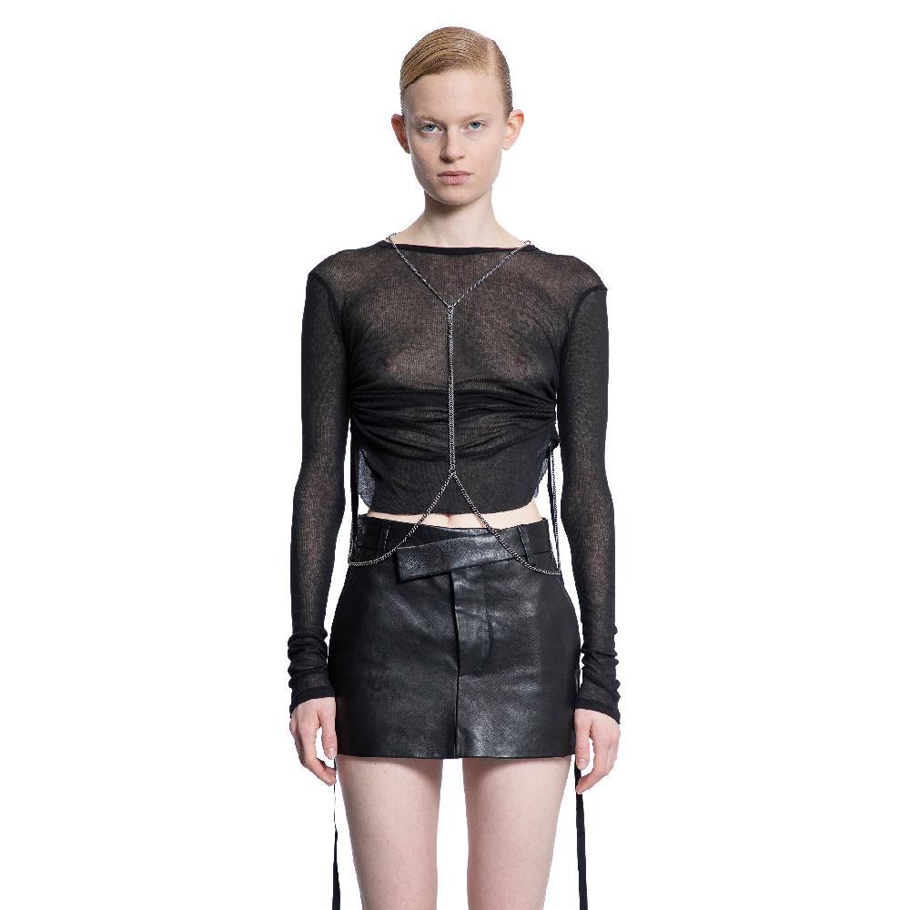 Antonioli ANN DEMEULEMEESTER WOMAN BLACK TOPS