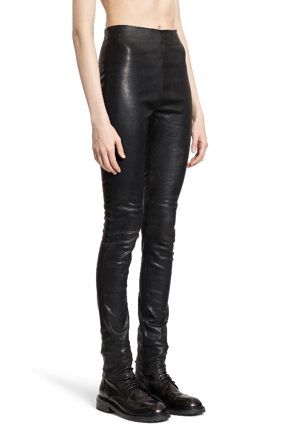Antonioli ANN DEMEULEMEESTER WOMAN BLACK TROUSERS