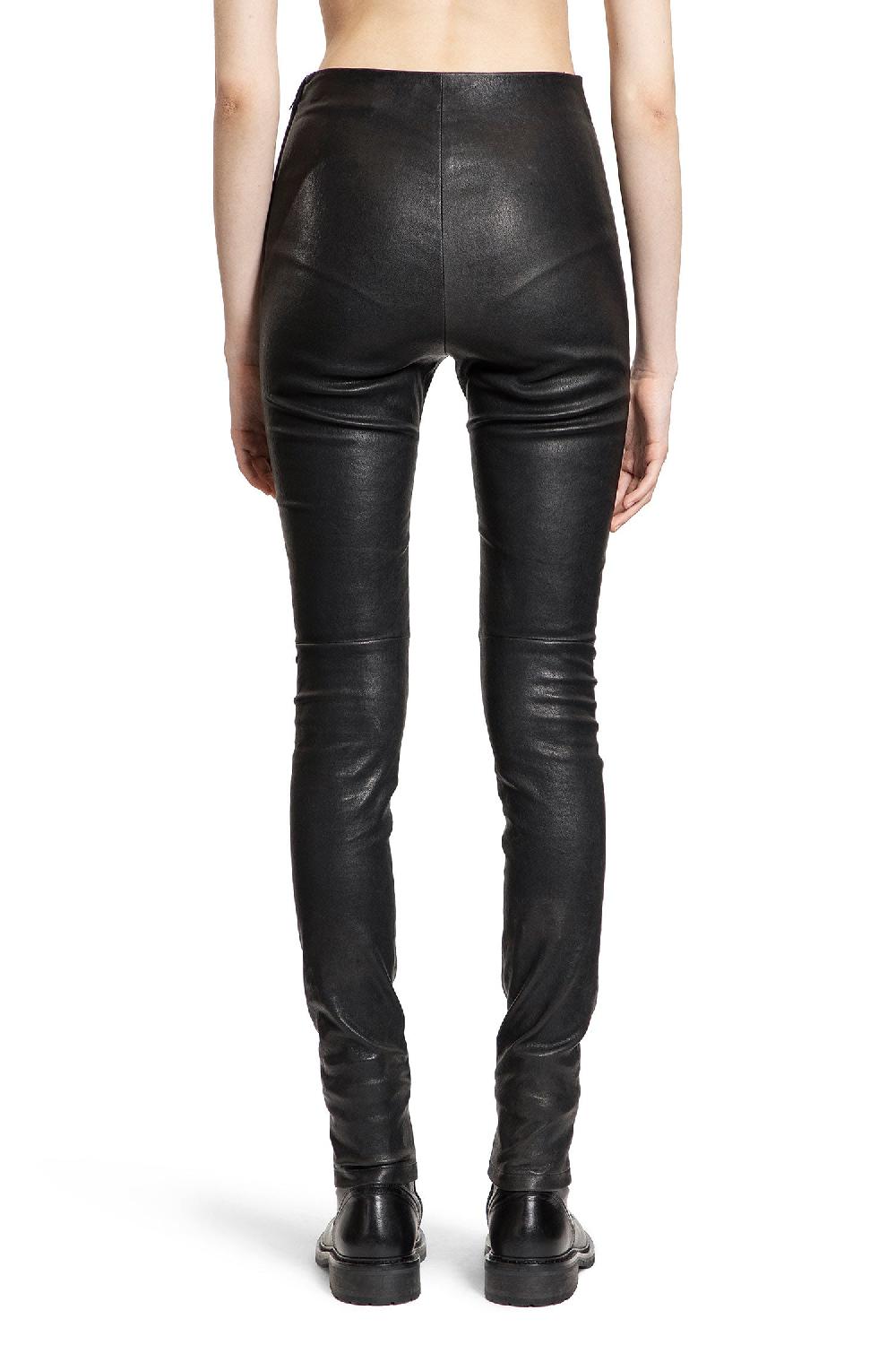 Antonioli ANN DEMEULEMEESTER WOMAN BLACK TROUSERS