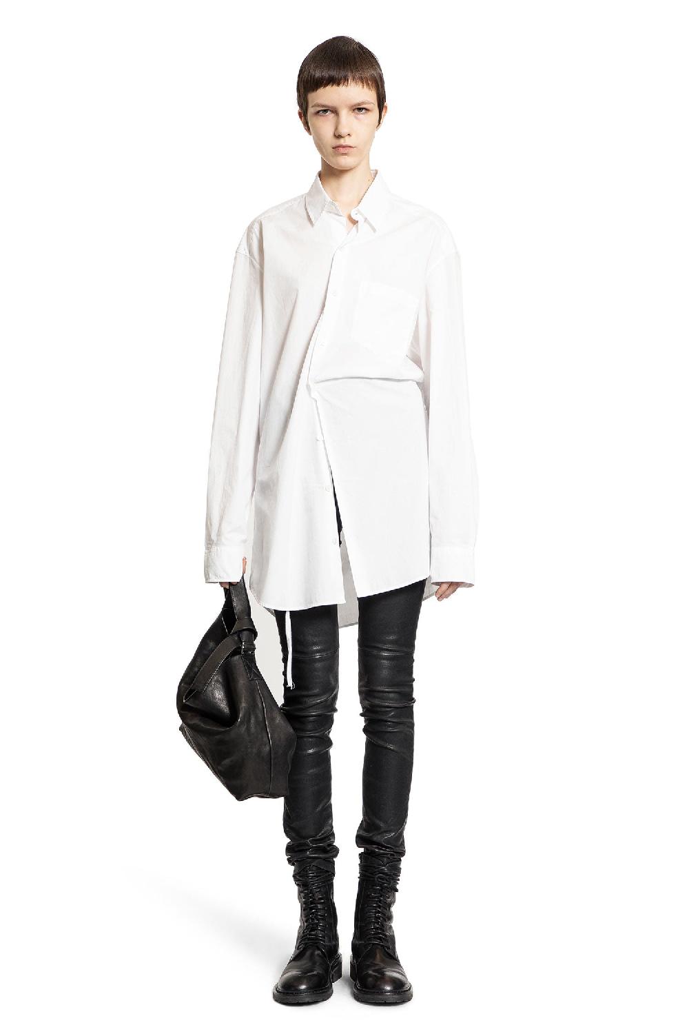 Antonioli ANN DEMEULEMEESTER WOMAN BLACK TROUSERS