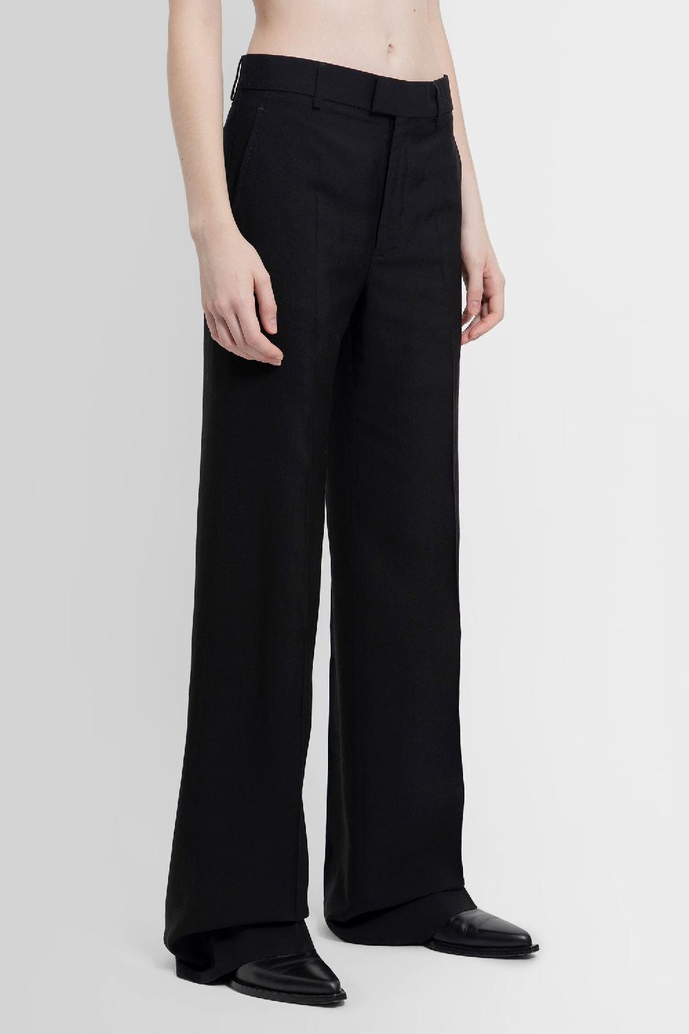 Antonioli ANN DEMEULEMEESTER WOMAN BLACK TROUSERS