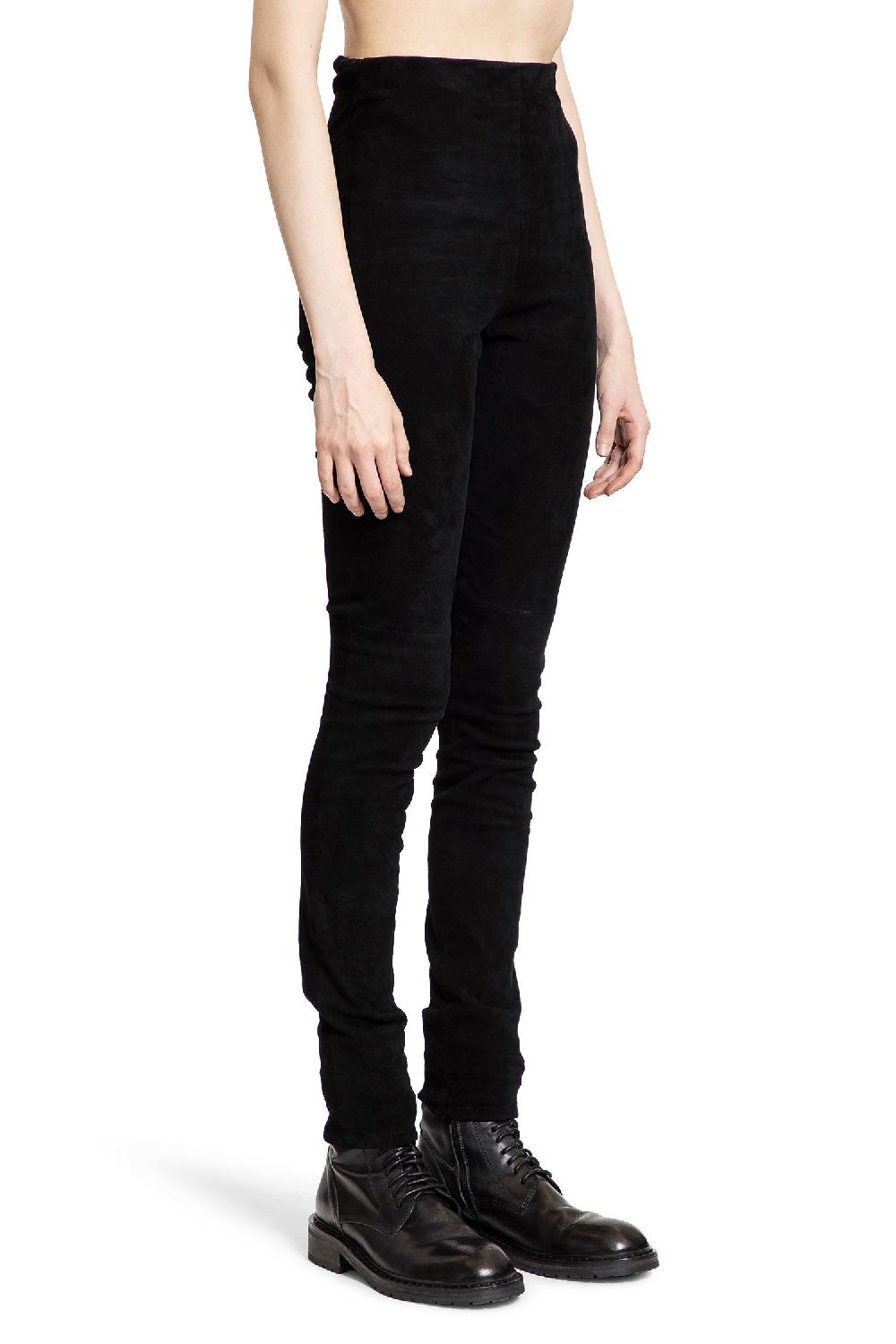 Antonioli ANN DEMEULEMEESTER WOMAN BLACK TROUSERS