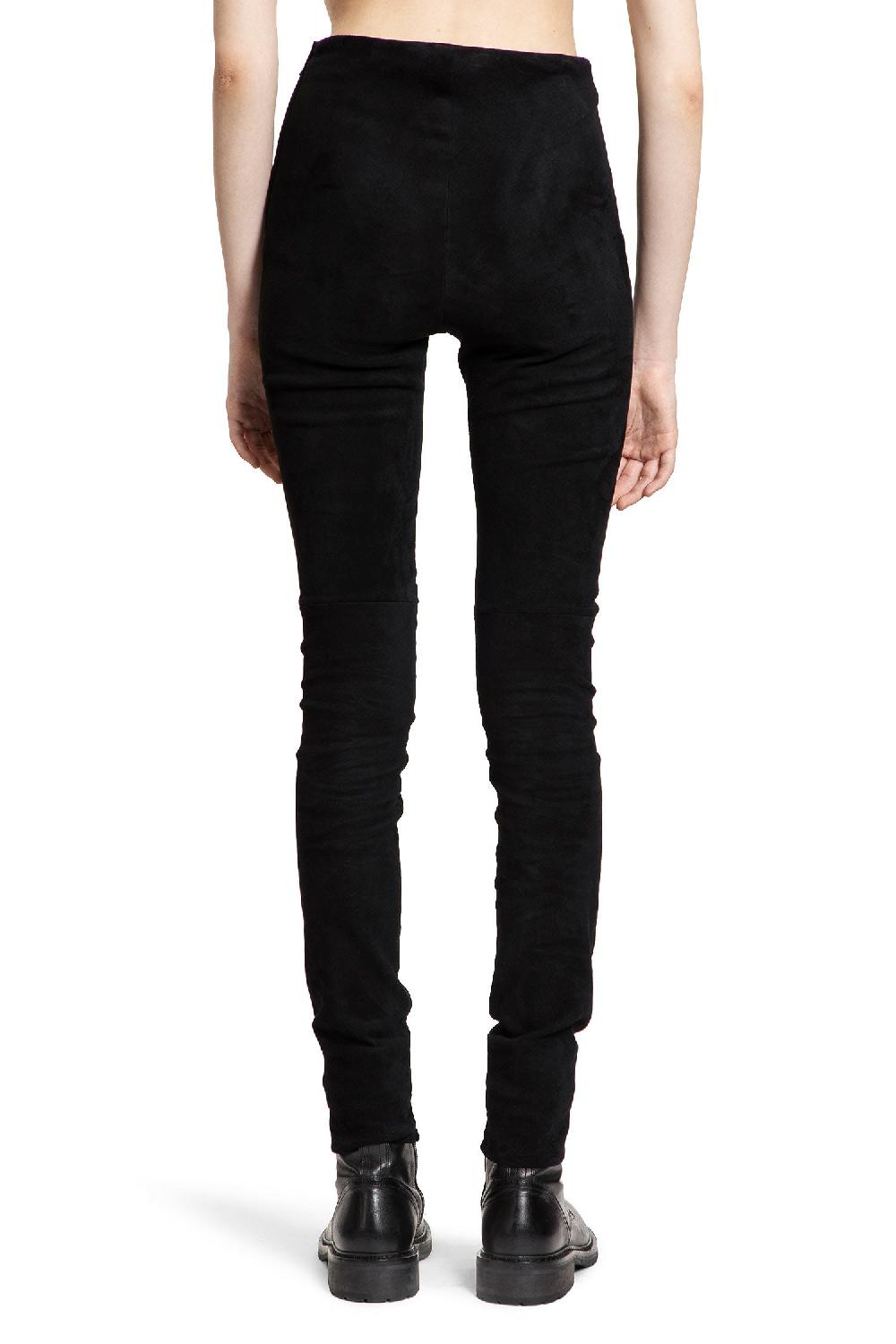 Antonioli ANN DEMEULEMEESTER WOMAN BLACK TROUSERS