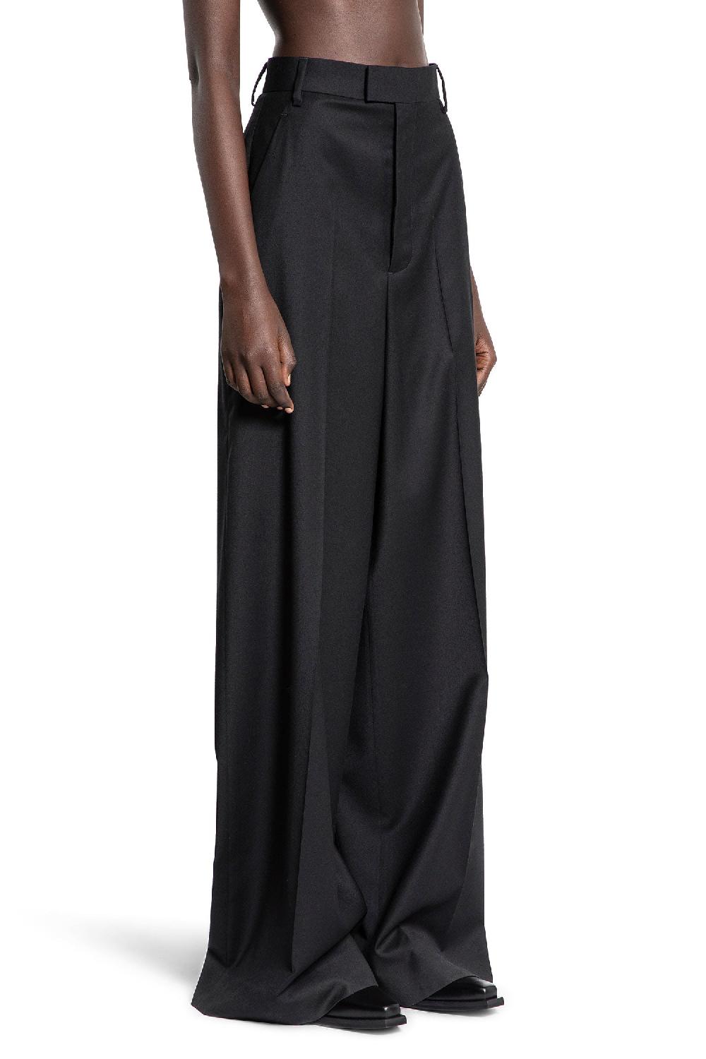 Antonioli ANN DEMEULEMEESTER WOMAN BLACK TROUSERS