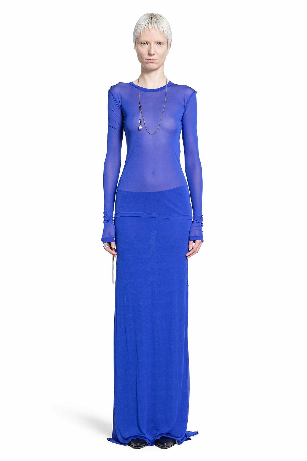Antonioli ANN DEMEULEMEESTER WOMAN BLUE SKIRTS