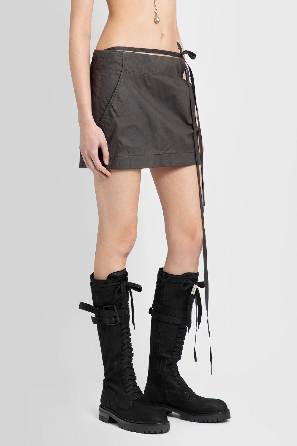 Antonioli ANN DEMEULEMEESTER WOMAN BROWN SKIRTS