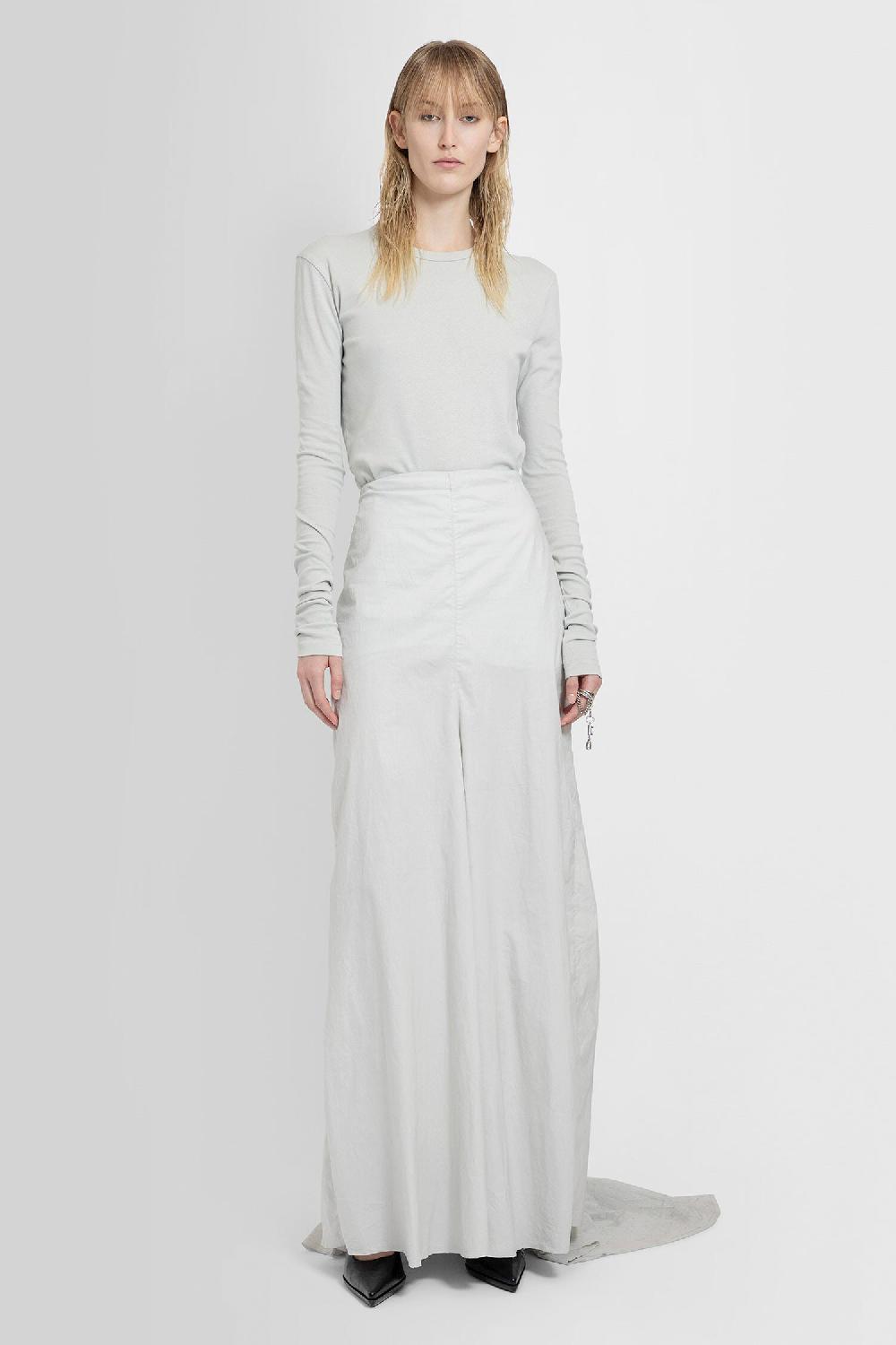 Antonioli ANN DEMEULEMEESTER WOMAN GREY SKIRTS