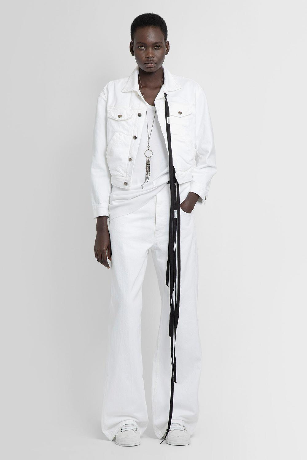 Antonioli ANN DEMEULEMEESTER WOMAN WHITE JEANS