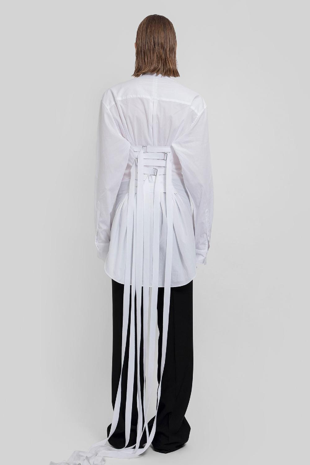 Antonioli ANN DEMEULEMEESTER WOMAN WHITE SHIRTS