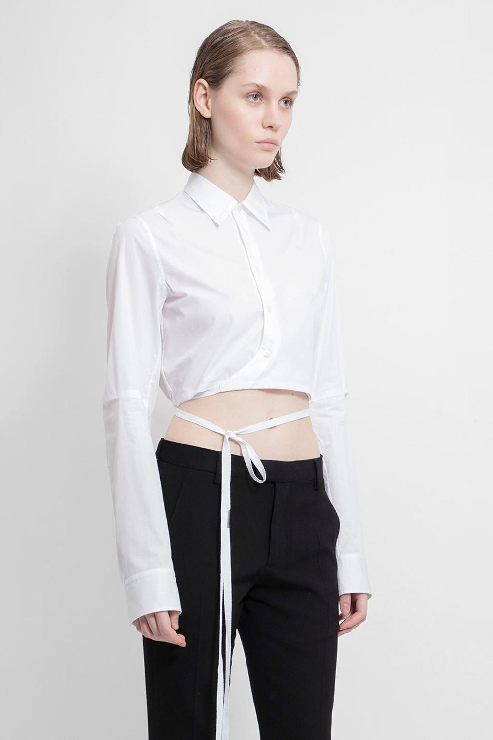 Antonioli ANN DEMEULEMEESTER WOMAN WHITE SHIRTS