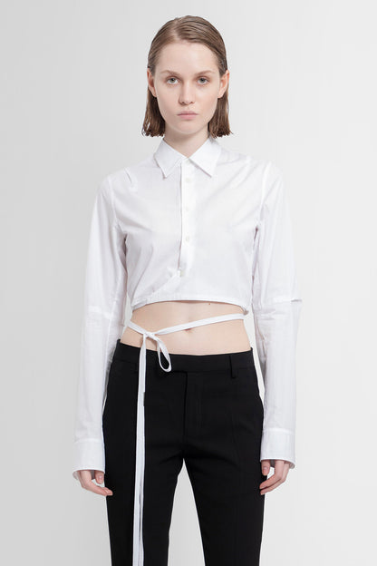 Antonioli ANN DEMEULEMEESTER WOMAN WHITE SHIRTS