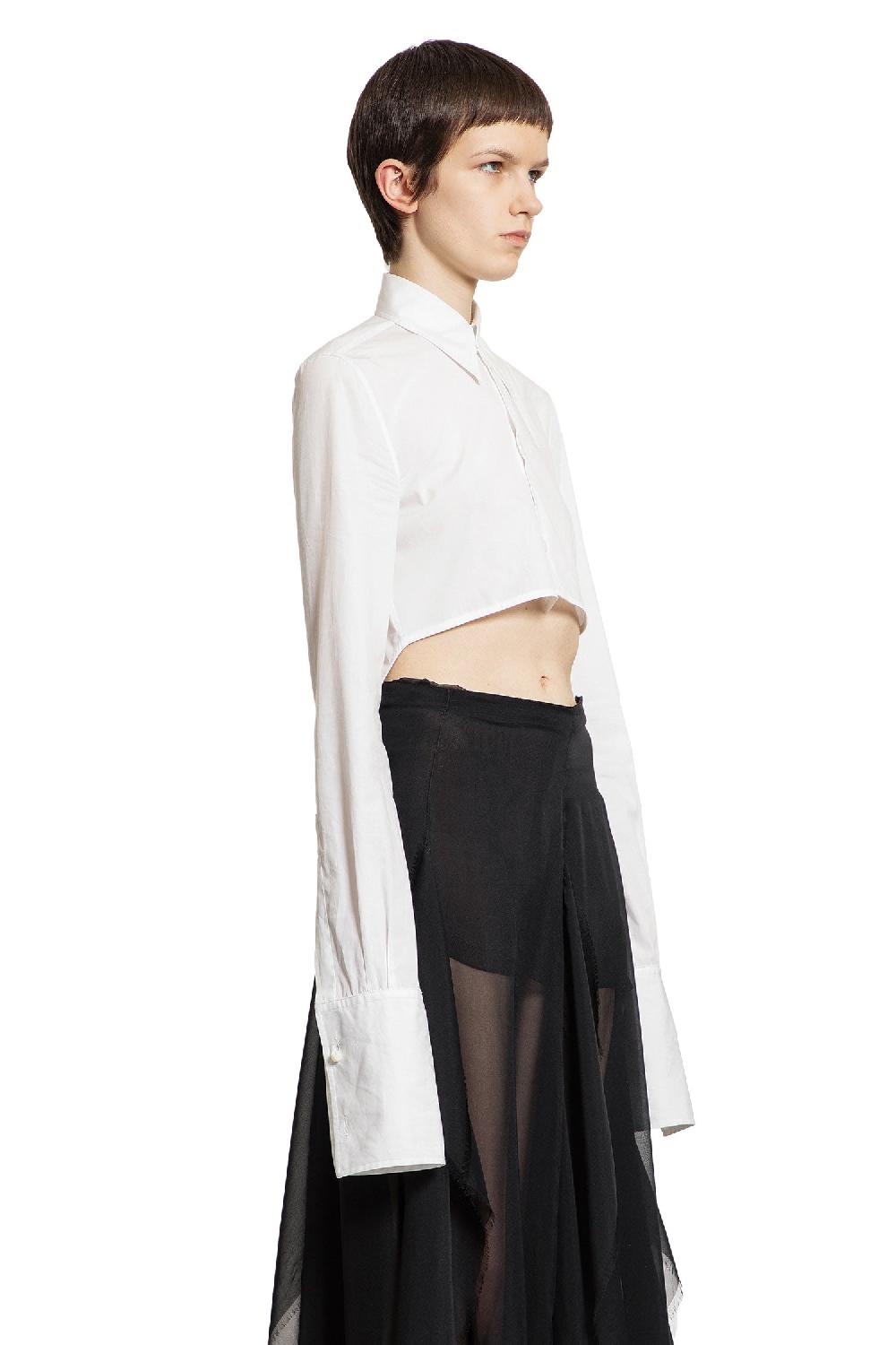 Antonioli ANN DEMEULEMEESTER WOMAN WHITE SHIRTS