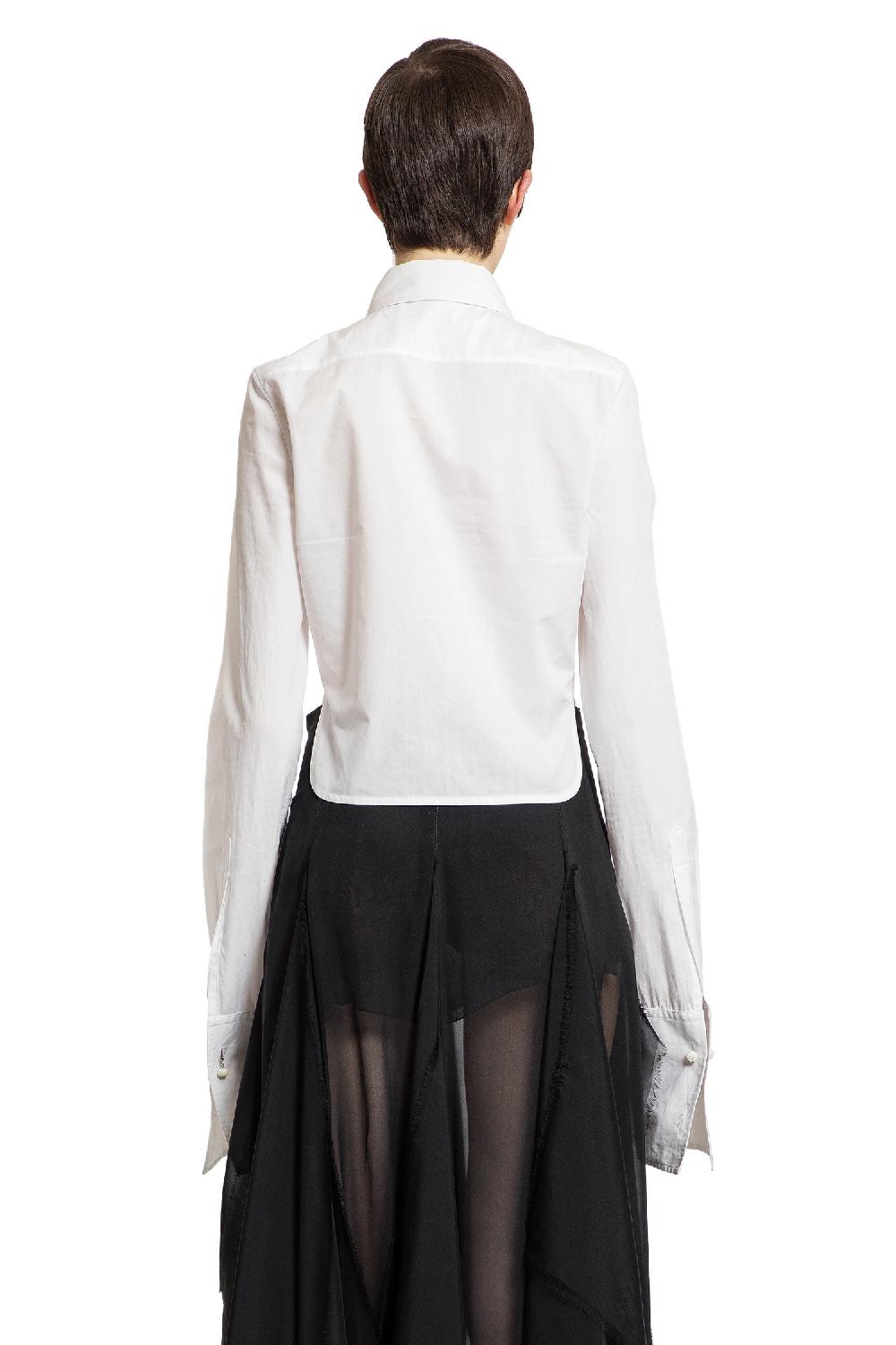 Antonioli ANN DEMEULEMEESTER WOMAN WHITE SHIRTS