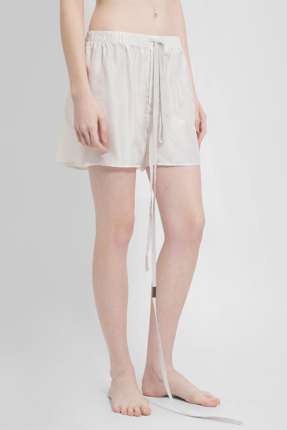 Antonioli ANN DEMEULEMEESTER WOMAN WHITE SHORTS