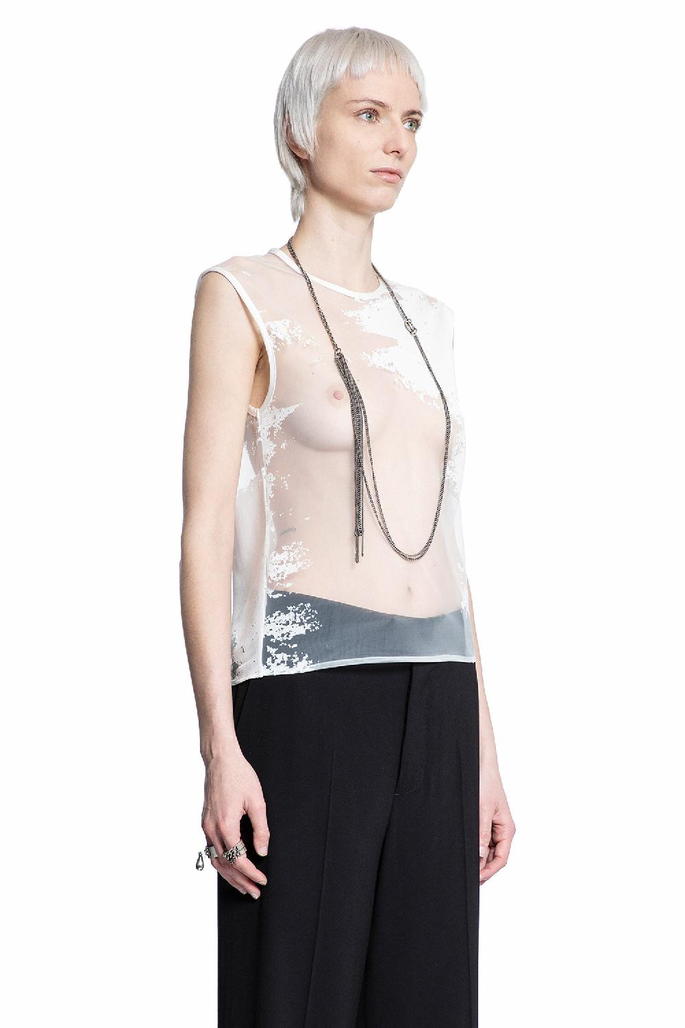 Antonioli ANN DEMEULEMEESTER WOMAN WHITE TOPS