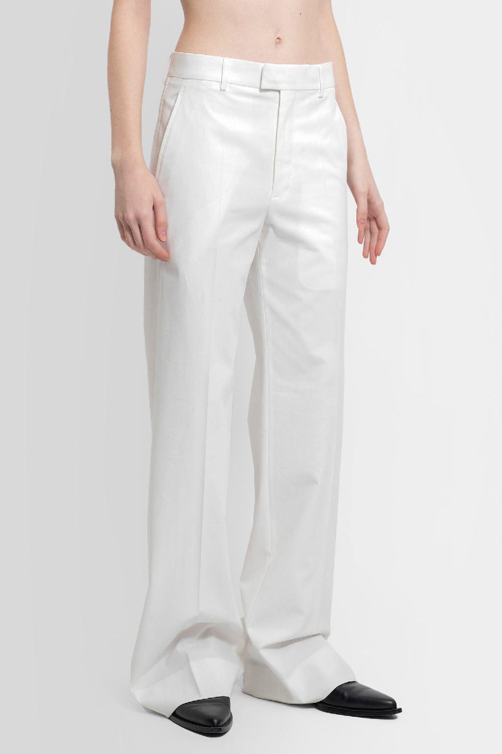 Antonioli ANN DEMEULEMEESTER WOMAN WHITE TROUSERS