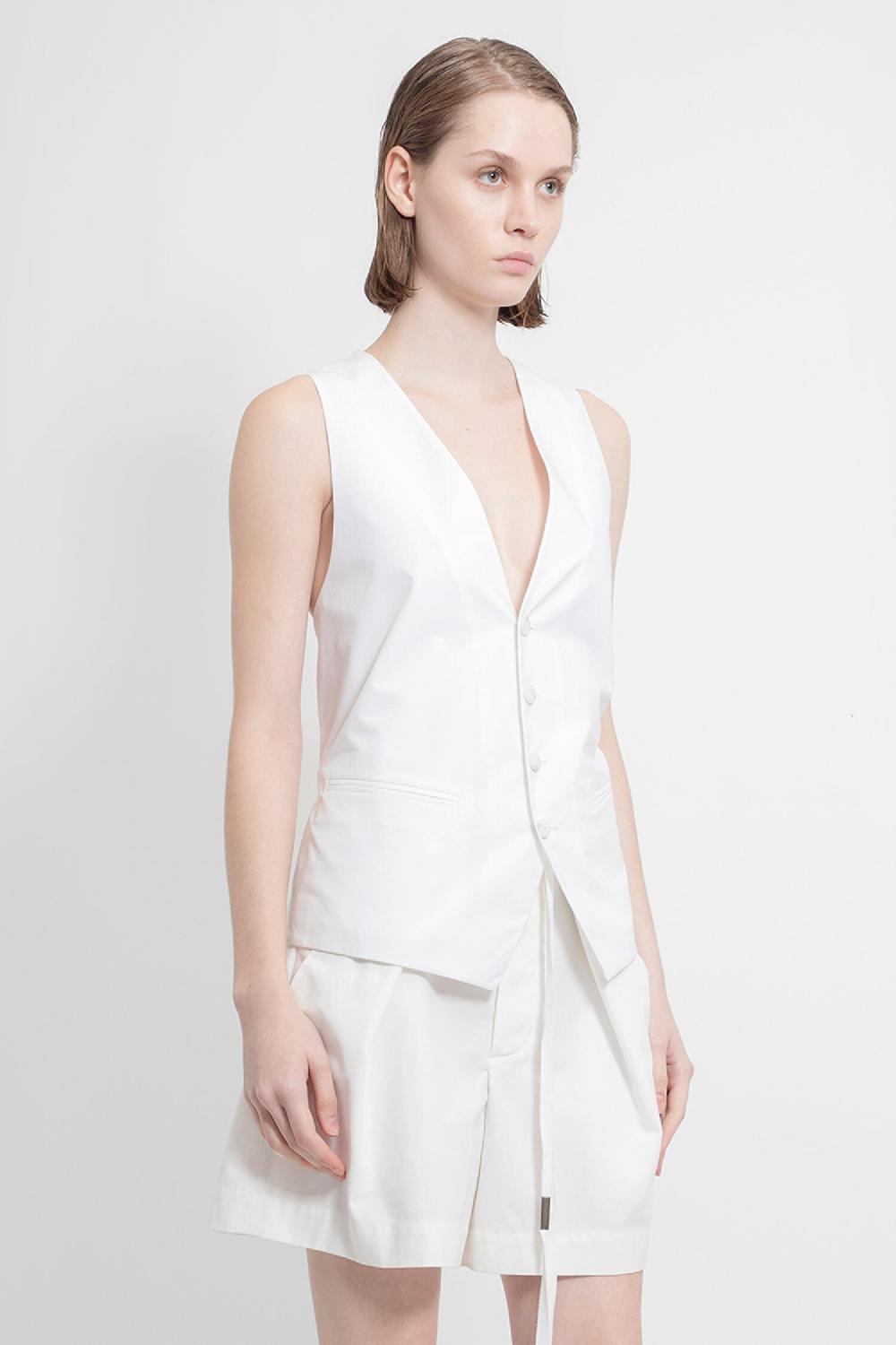 Antonioli ANN DEMEULEMEESTER WOMAN WHITE VESTS