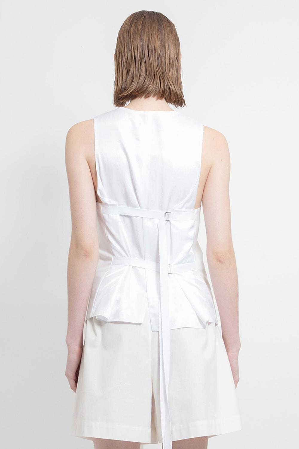 Antonioli ANN DEMEULEMEESTER WOMAN WHITE VESTS