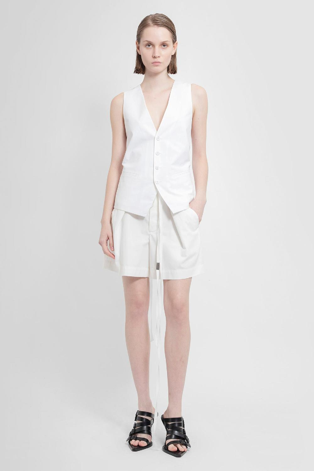 Antonioli ANN DEMEULEMEESTER WOMAN WHITE VESTS