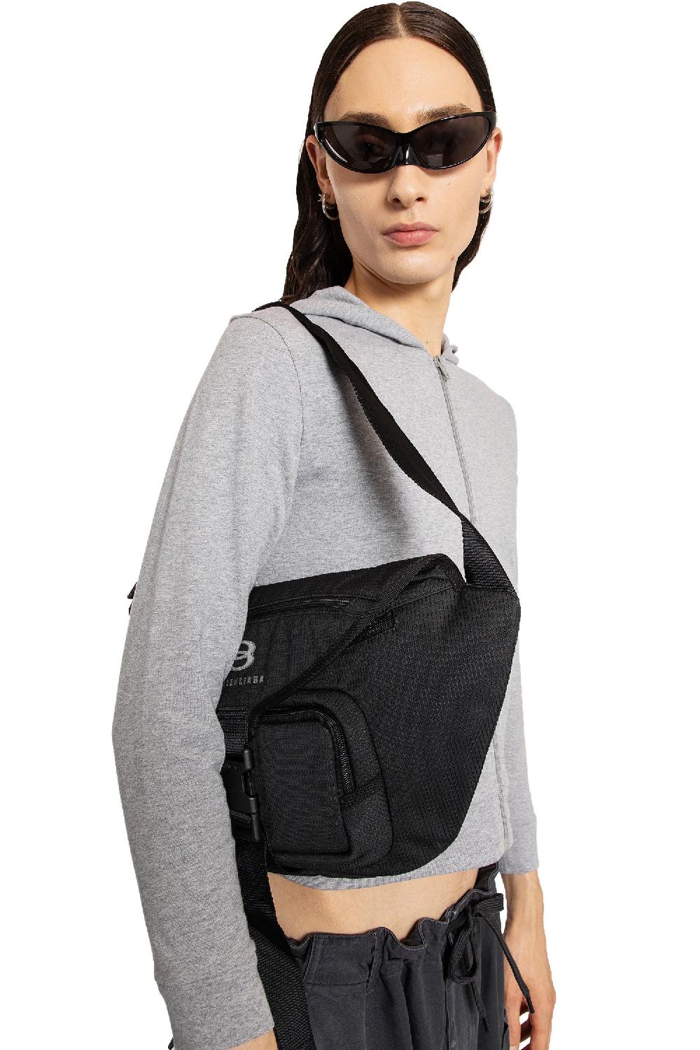 Antonioli BALENCIAGA MAN BLACK FANNY PACKS