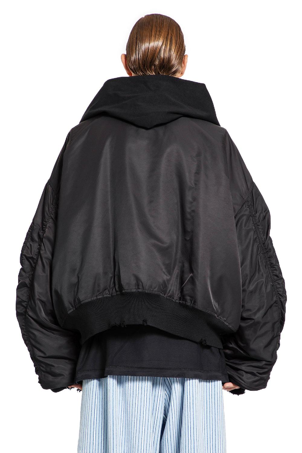 Antonioli BALENCIAGA MAN BLACK JACKETS