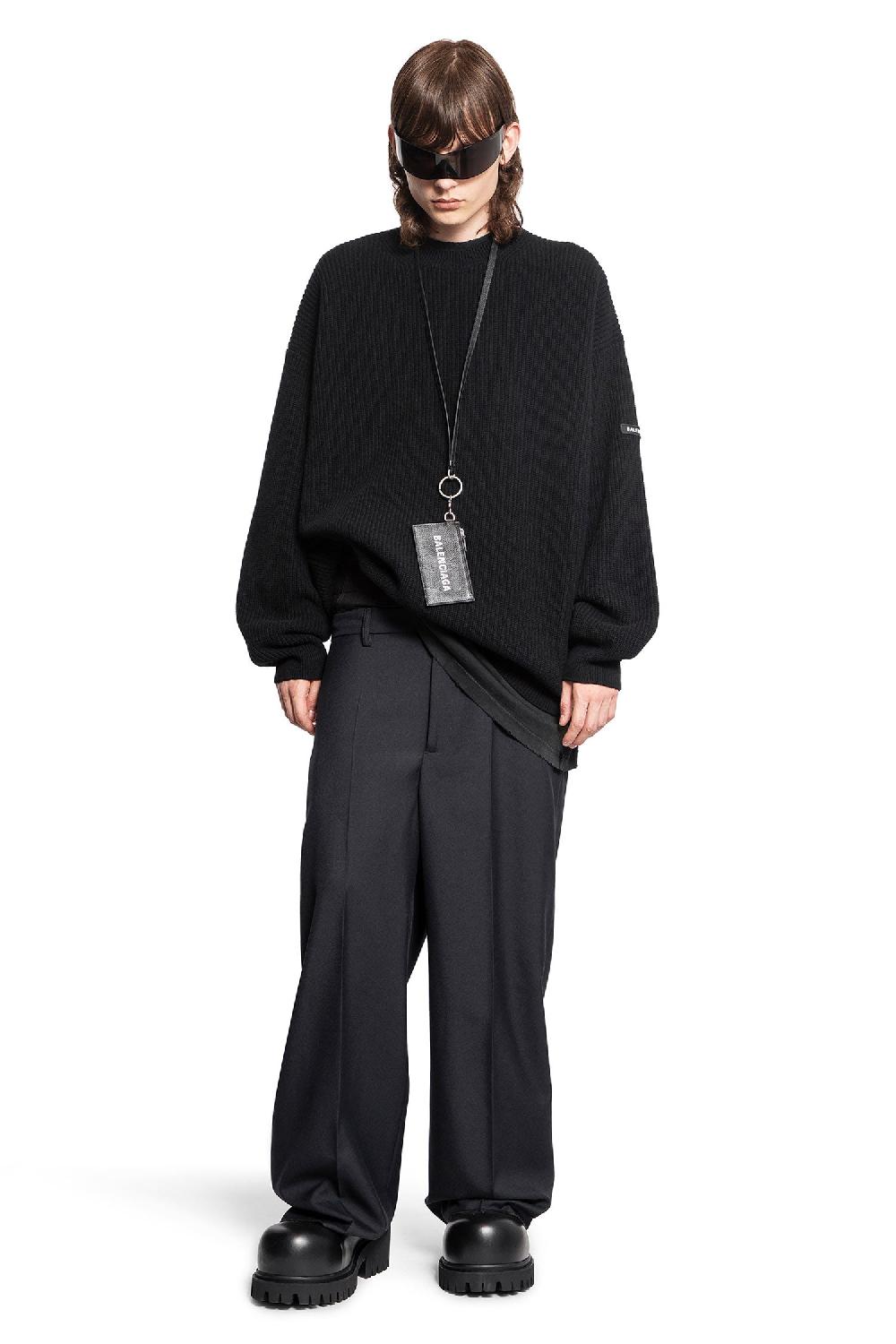 Antonioli BALENCIAGA MAN BLACK KNITWEAR