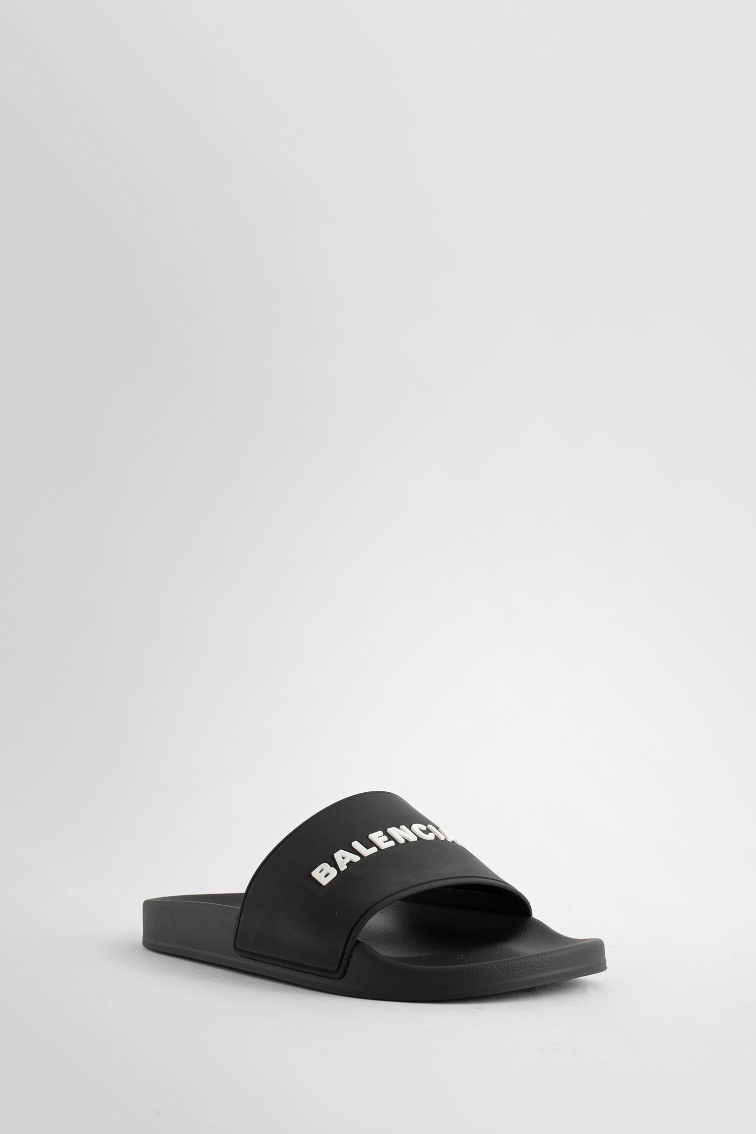 Antonioli BALENCIAGA MAN BLACK SANDALS & SLIDES